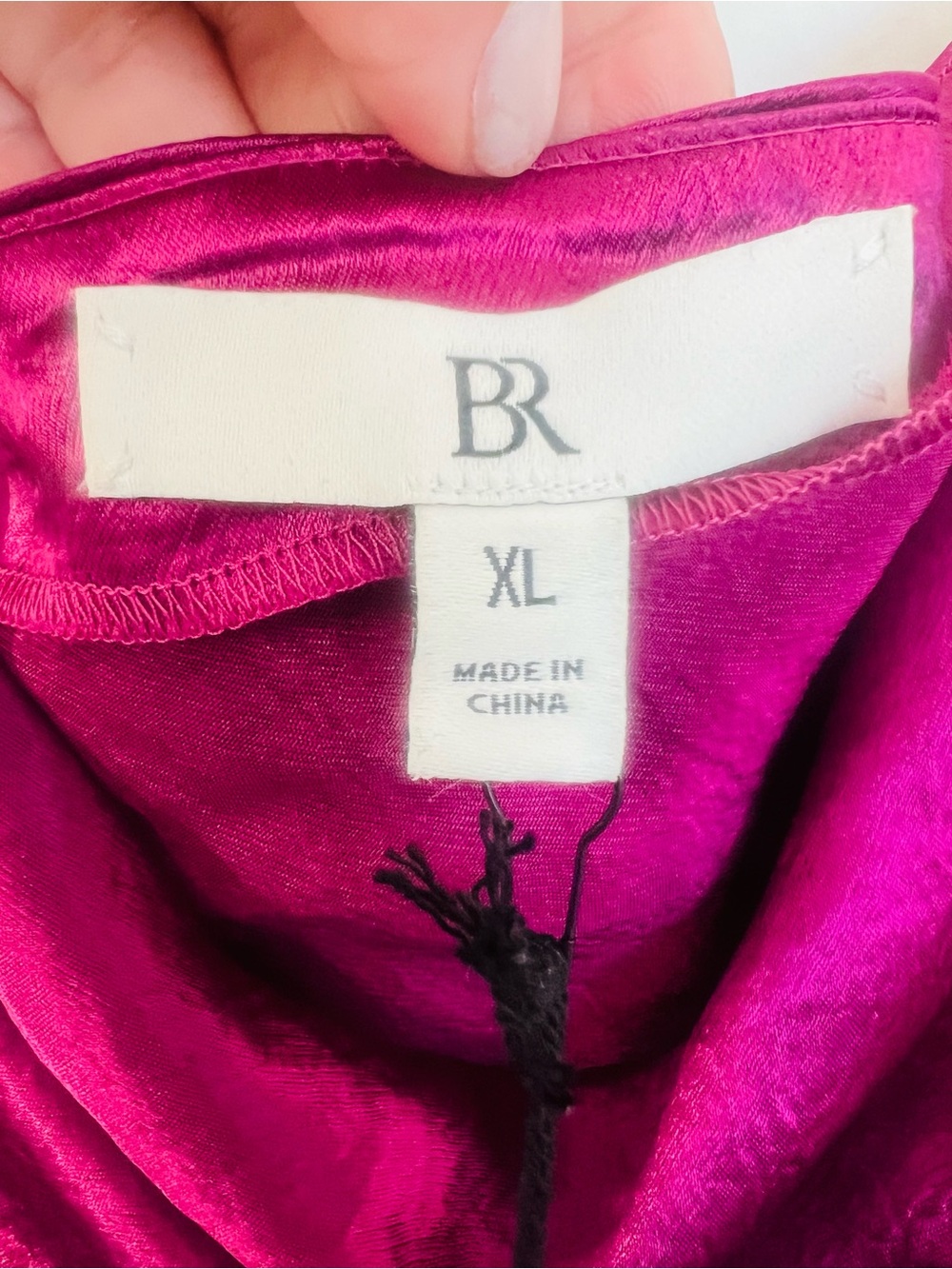 Banana Republic Fuchsia Satin Sleeveless Dress - Picture 3 of 6